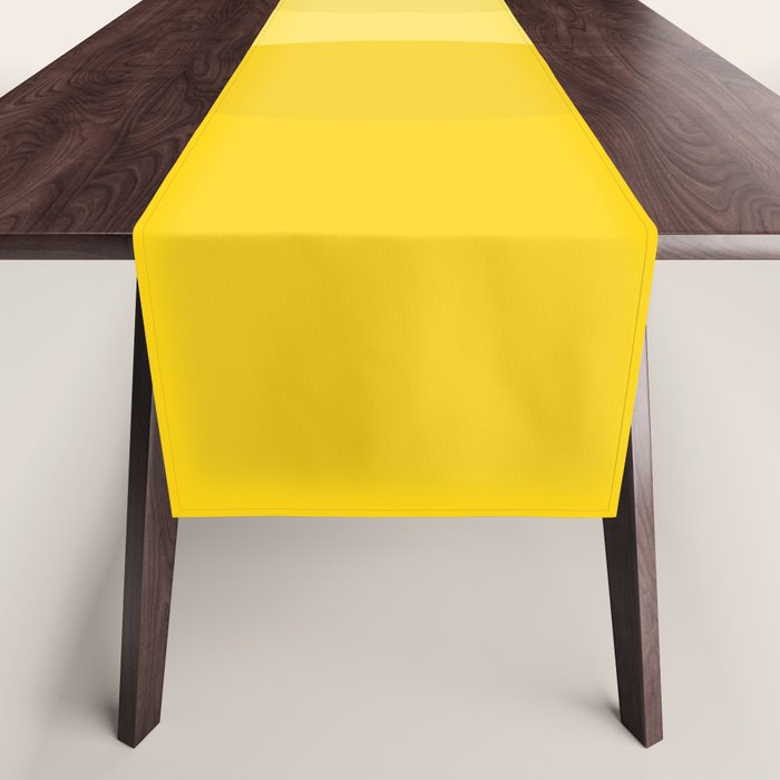 Golden Sunshine Circle Abstract Table Runner Gallery Image 1