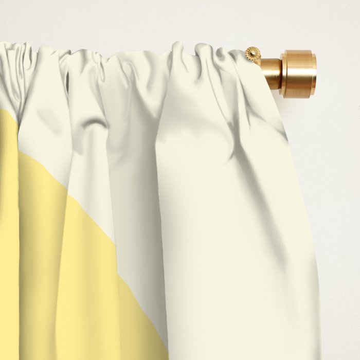 Golden Sunshine Circle Abstract Window Curtain Gallery Image 2