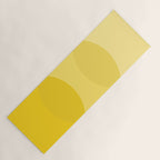 Golden Sunshine Circle Abstract Yoga Mat Gallery Image 1
