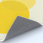 Golden Sunshine Circle Abstract Rug Gallery Image 4