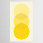Golden Sunshine Circle Abstract Tablecloth Gallery Image 2