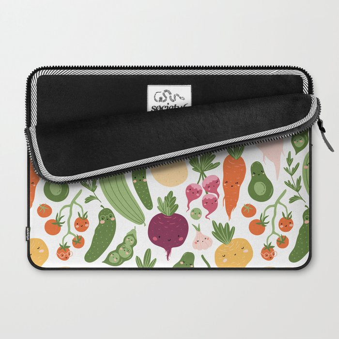 Cute vegetables Laptop Sleeve Gallery Image 2