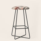 Majestic Winter Mountain Deer  Stool Gallery Image 1