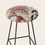 Majestic Winter Mountain Deer  Stool Gallery Image 2