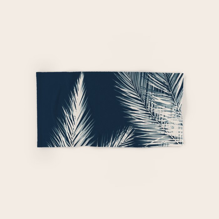 Palm Cyanotype #2 Bath Towel Gallery Image 1