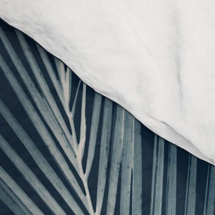 Palm Cyanotype #2 Comforter Gallery Image 4