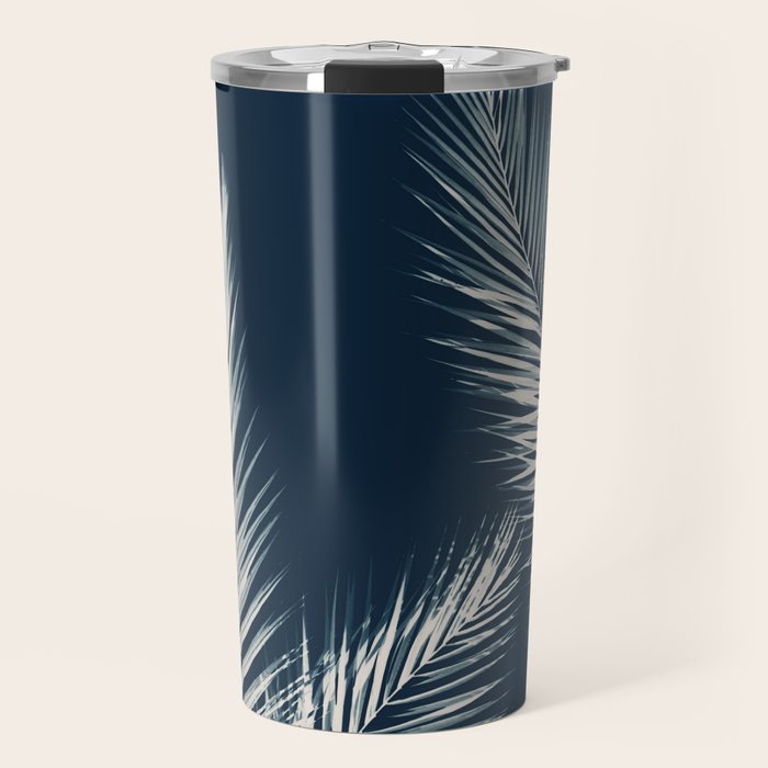 Palm Cyanotype #2 Travel Mug Gallery Image 1