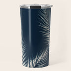 Palm Cyanotype #2 Travel Mug Gallery Image 1
