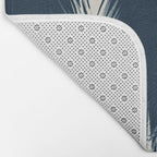 Palm Cyanotype #2 Bath Mat Gallery Image 2