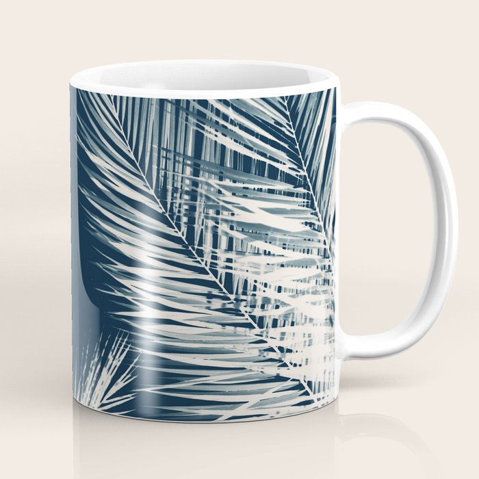 Palm Cyanotype #2 Coffee Mug Gallery Image 1