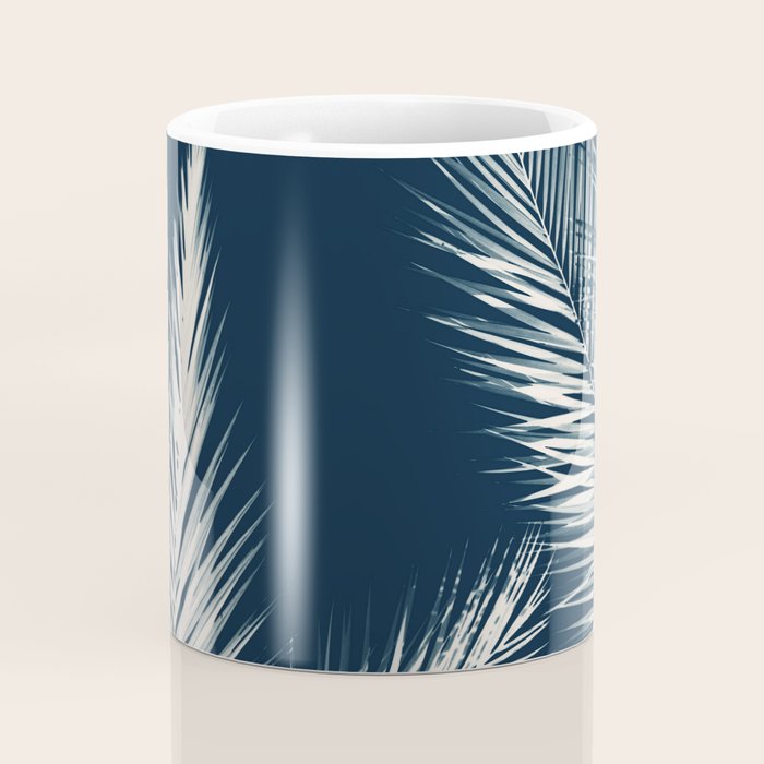 Palm Cyanotype #2 Coffee Mug Gallery Image 4