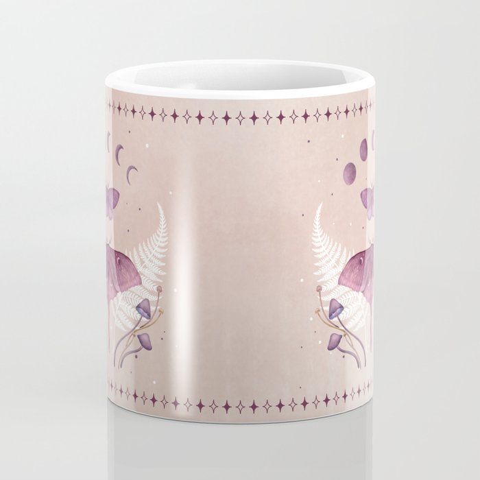 Luna and Emerald - Vintage Pink Coffee Mug Gallery Image 4