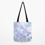 Purple and Blue Pastel Tie-Dye Tote Bag Gallery Image 2