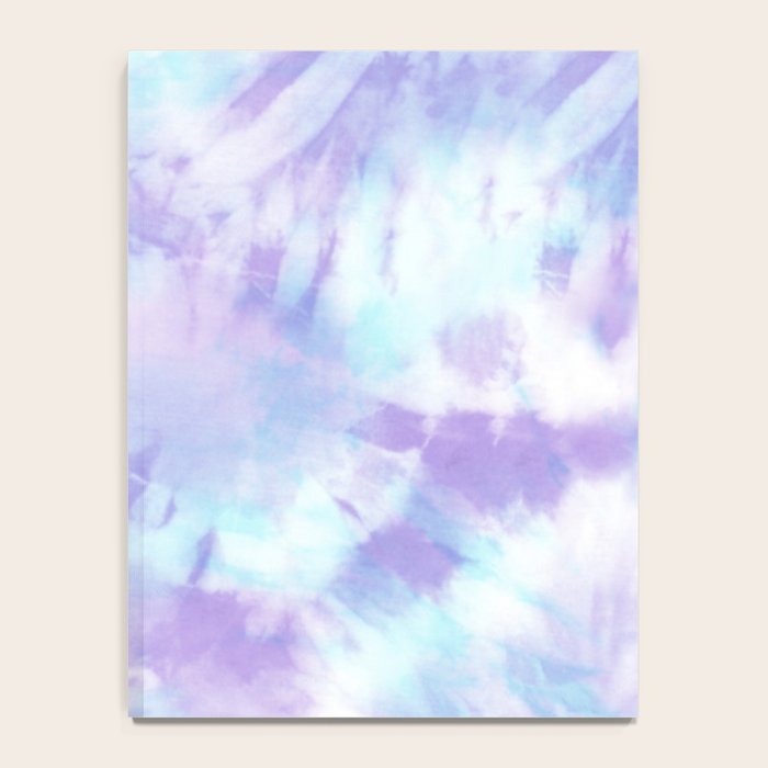 Purple and Blue Pastel Tie-Dye Notebook Gallery Image 4
