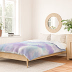 Purple and Blue Pastel Tie-Dye Duvet Cover Gallery Image 2