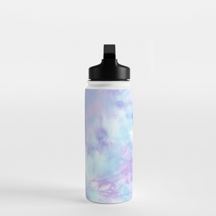 Purple and Blue Pastel Tie-Dye Water Bottle Gallery Image 3