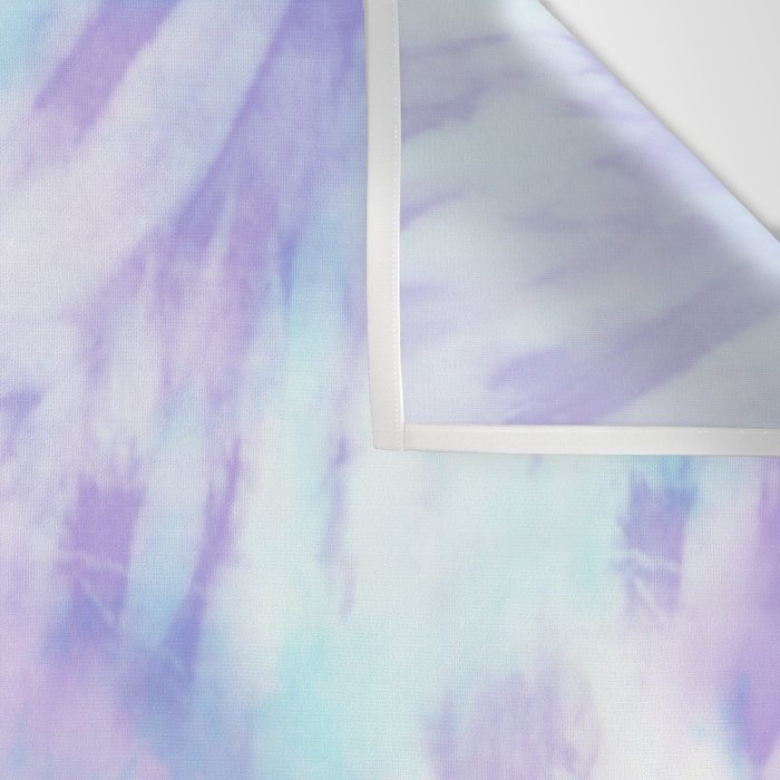 Purple and Blue Pastel Tie-Dye Wall Tapestry Gallery Image 3