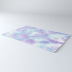 Purple and Blue Pastel Tie-Dye Rug Gallery Image 3
