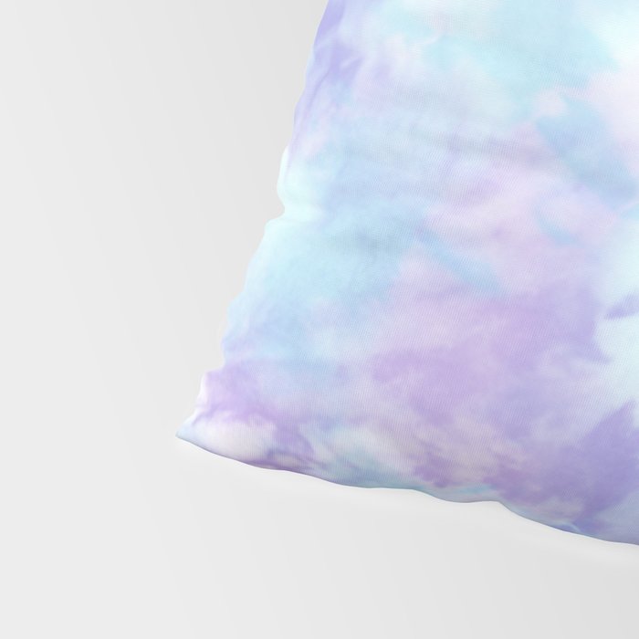Purple and Blue Pastel Tie-Dye Pillow Sham Gallery Image 4