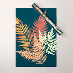 Autumn Fern Wrapping Paper Gallery Image 1
