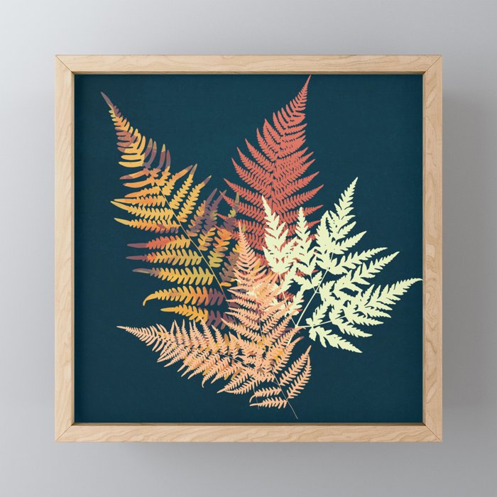 Autumn Fern Mini Art Print Gallery Image 1