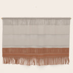 Minimalist Solid Color Block 1 in Putty and Clay Wall Hanging Gallery Image 1