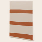 Minimalist Solid Color Block 1 in Putty and Clay Wallpaper Gallery Image 2