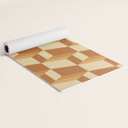 Cuboid Geometric Abstract Shapes Pattern XIII Yoga Mat Gallery Image 2