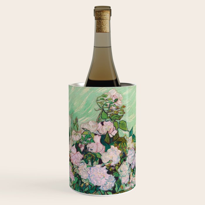 Pink Roses Van Gogh Wine Chiller Gallery Image 1