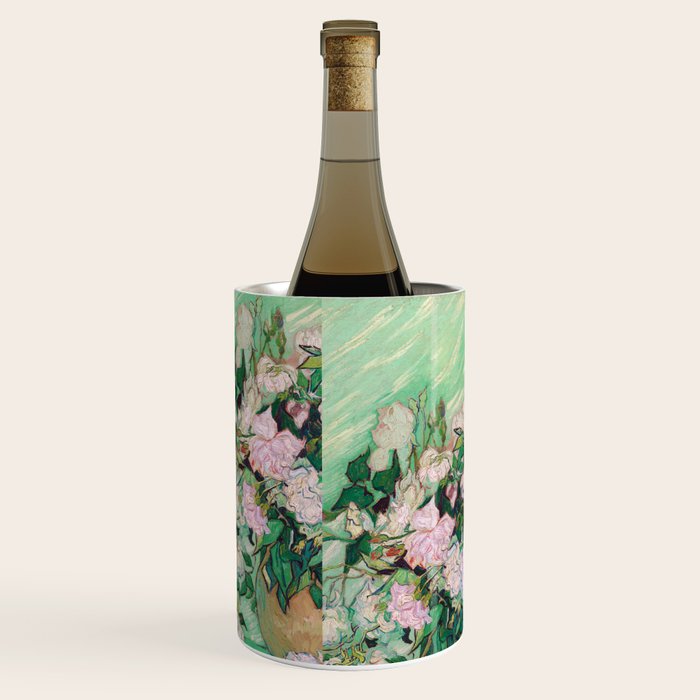 Pink Roses Van Gogh Wine Chiller Gallery Image 2