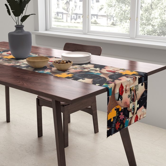 Puzzle Girl Lulu Table Runner Gallery Image 2