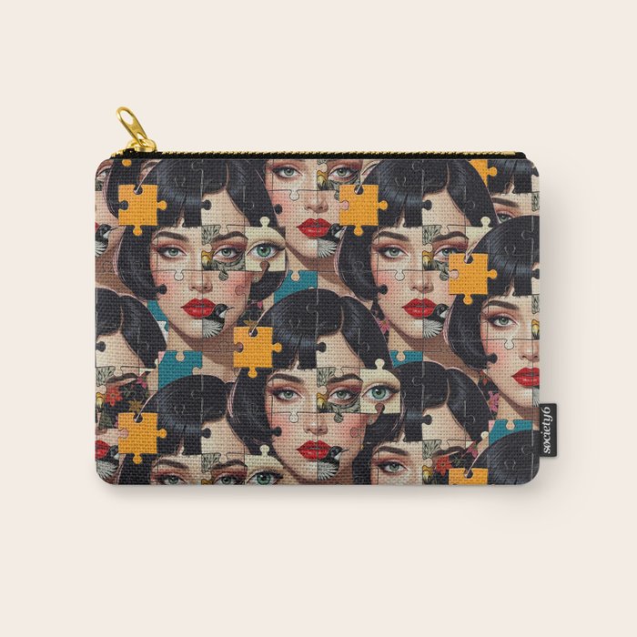 Puzzle Girl Lulu Carry All Pouch Gallery Image 1