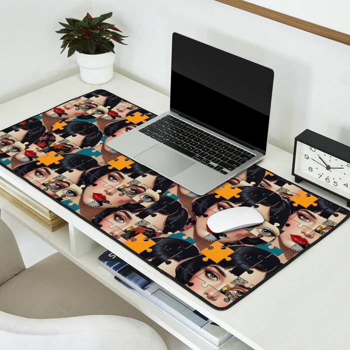 Puzzle Girl Lulu Desk Mat Gallery Image 2
