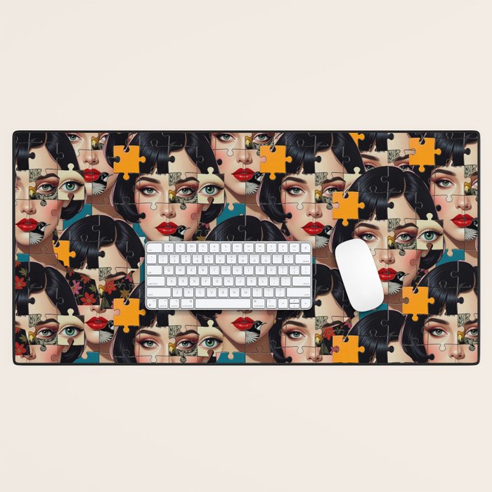 Puzzle Girl Lulu Desk Mat Gallery Image 1