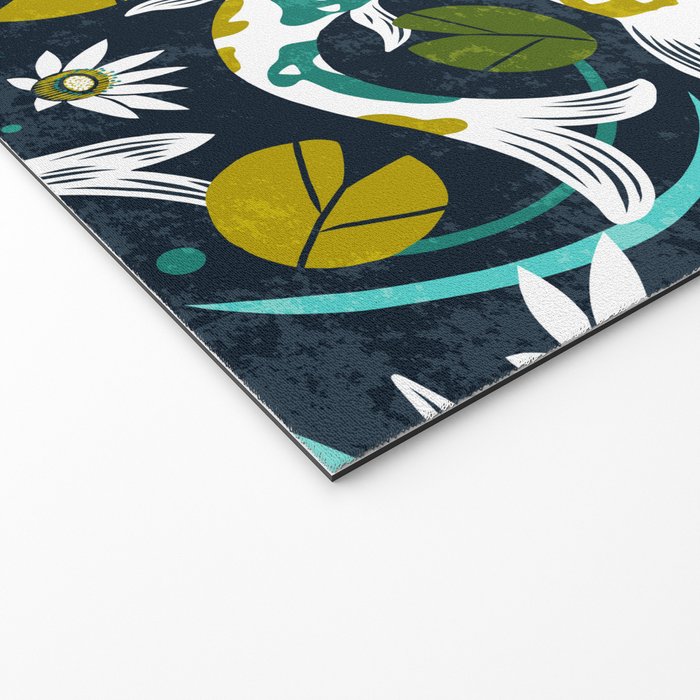 Koi Pond - Green Welcome Mat Gallery Image 2