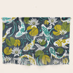 Koi Pond - Green Wall Hanging Gallery Image 1