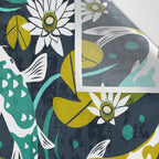 Koi Pond - Green Wall Tapestry Gallery Image 3