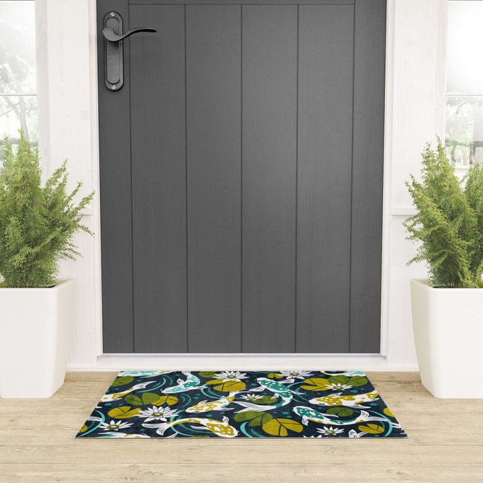 Koi Pond - Green Welcome Mat Gallery Image 3