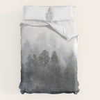 Redwood National Park Forest Fog Comforter Gallery Image 6
