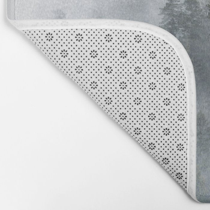 Redwood National Park Forest Fog Bath Mat Gallery Image 2