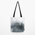 Redwood National Park Forest Fog Tote Bag Gallery Image 2