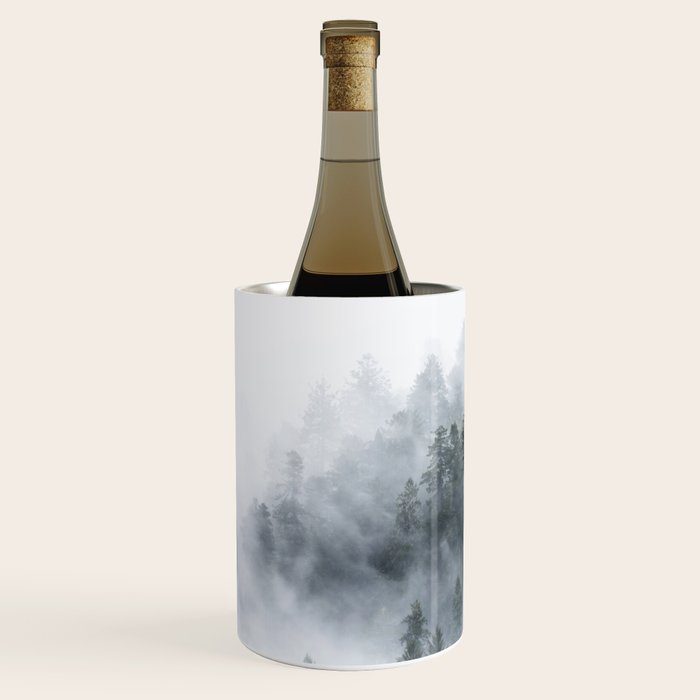 Redwood National Park Forest Fog Wine Chiller Gallery Image 2