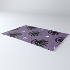 Mystic Eyes, Halloween, Purple Rug Gallery Image 3