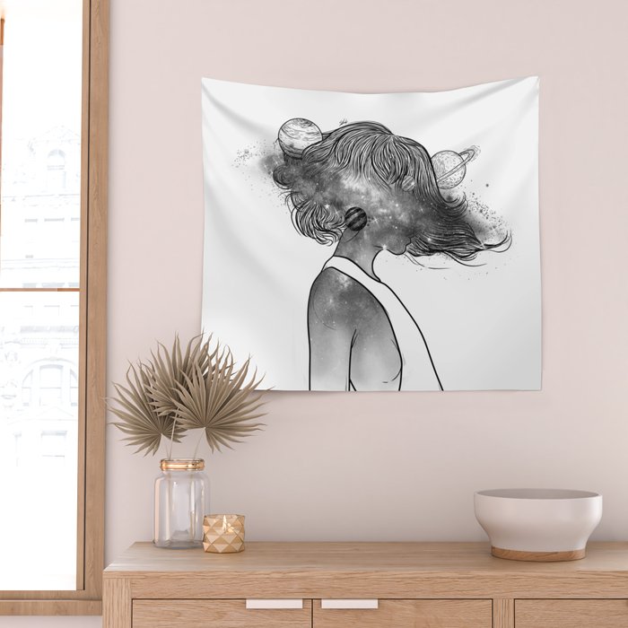 Into the universe. Wall Tapestry Gallery Image 2