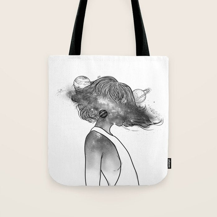 Into the universe. Tote Bag Gallery Image 1