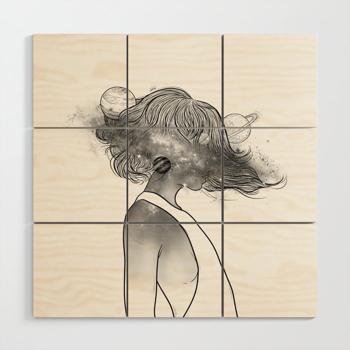 Into the universe. Wood Wall Art Gallery Image 1