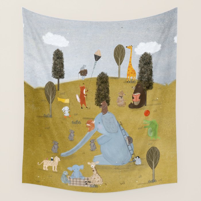 little summer days Wall Tapestry Gallery Image 4