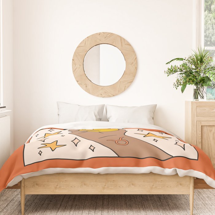 Taurus Mango Duvet Cover Gallery Image 3