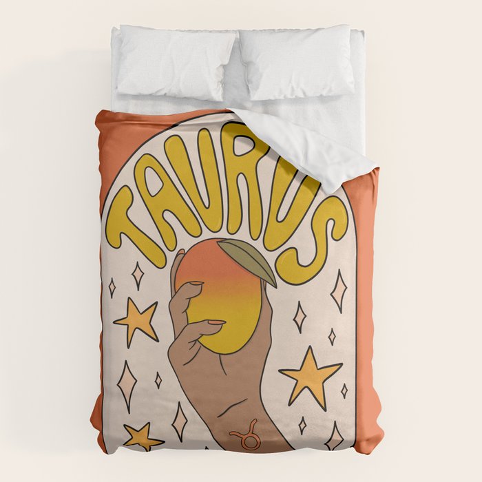 Taurus Mango Duvet Cover Gallery Image 6