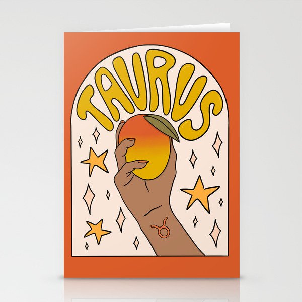 Taurus Mango Stationery Card Gallery Image 2